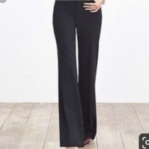 Banana Republic “Harrison” Black Wide-Leg Women's Pants
